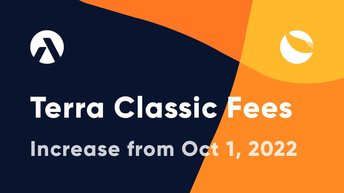 @allnodes will increase its commission fees for staking  to 5% for decentralization purposes after Oct 1, 2022. All fees earned in 2022 will be burnt.

#Lunc $Lunc #LunaClassic #LuncBurn