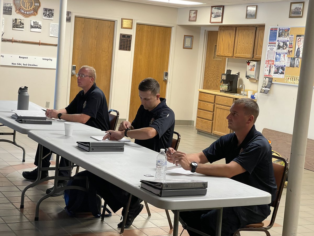This week kicked-off with a Fire Academy for three new recruits! 

Today they spent time in the classroom and getting orientated. 

In the coming weeks, we will follow along with their training adventures in their 10-week journey. We’re excited to have them here!