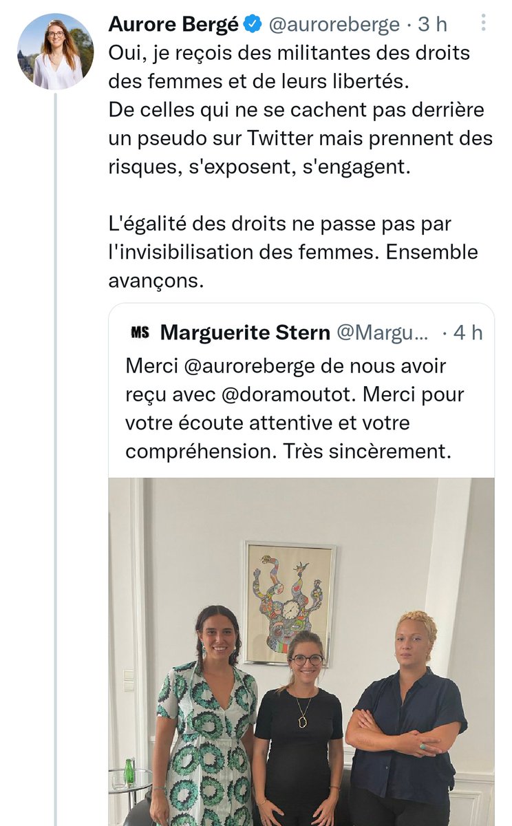 MonAmieLaHyene's tweet photo. Le pouvoir poursuit son idylle avec le conspirationnisme et chante maintenant les louanges de femelles (appellation d'origine contrôlée, TMTS) qui, entre autres joyeusetés nauséabondes, font la promotion de thérapies de conversion
#RienÀGuérir
#TransRightsAreHumanRights
#NoTERF https://t.co/3lN8dRNbAz