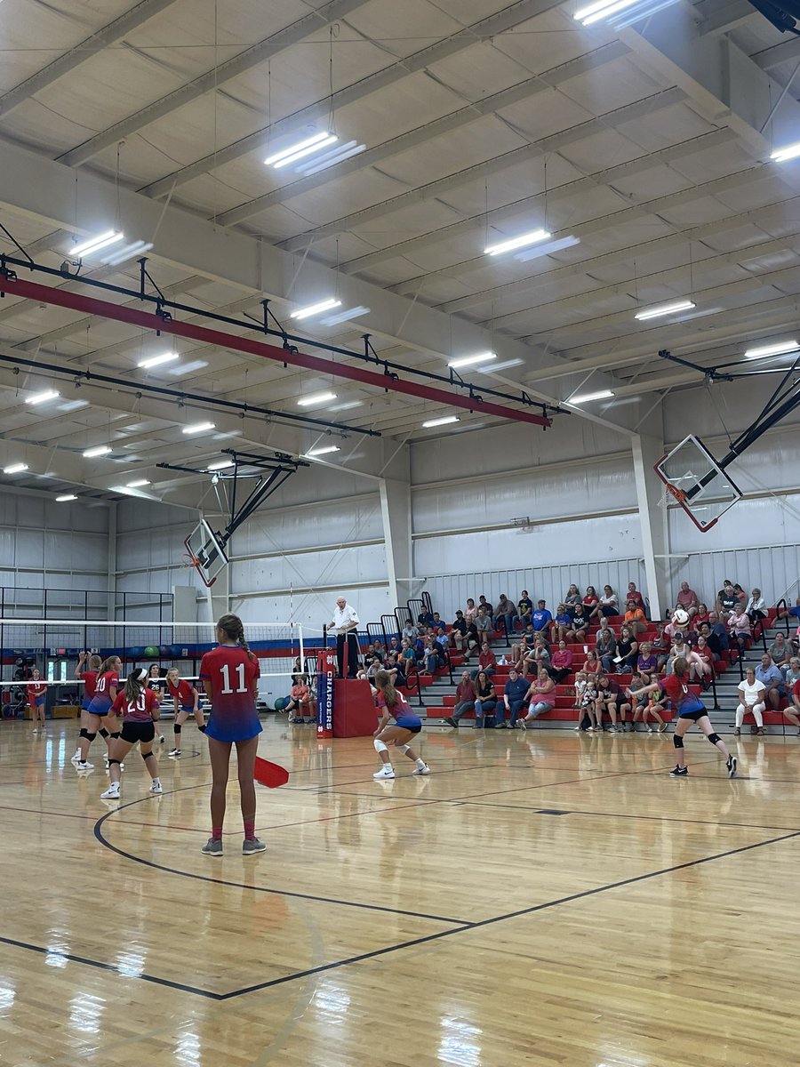 NorthDecaturHS's tweet photo. 8th grade Volleyball in action. These girls got talent!#chargerpride https://t.co/HvPXSAJtdf