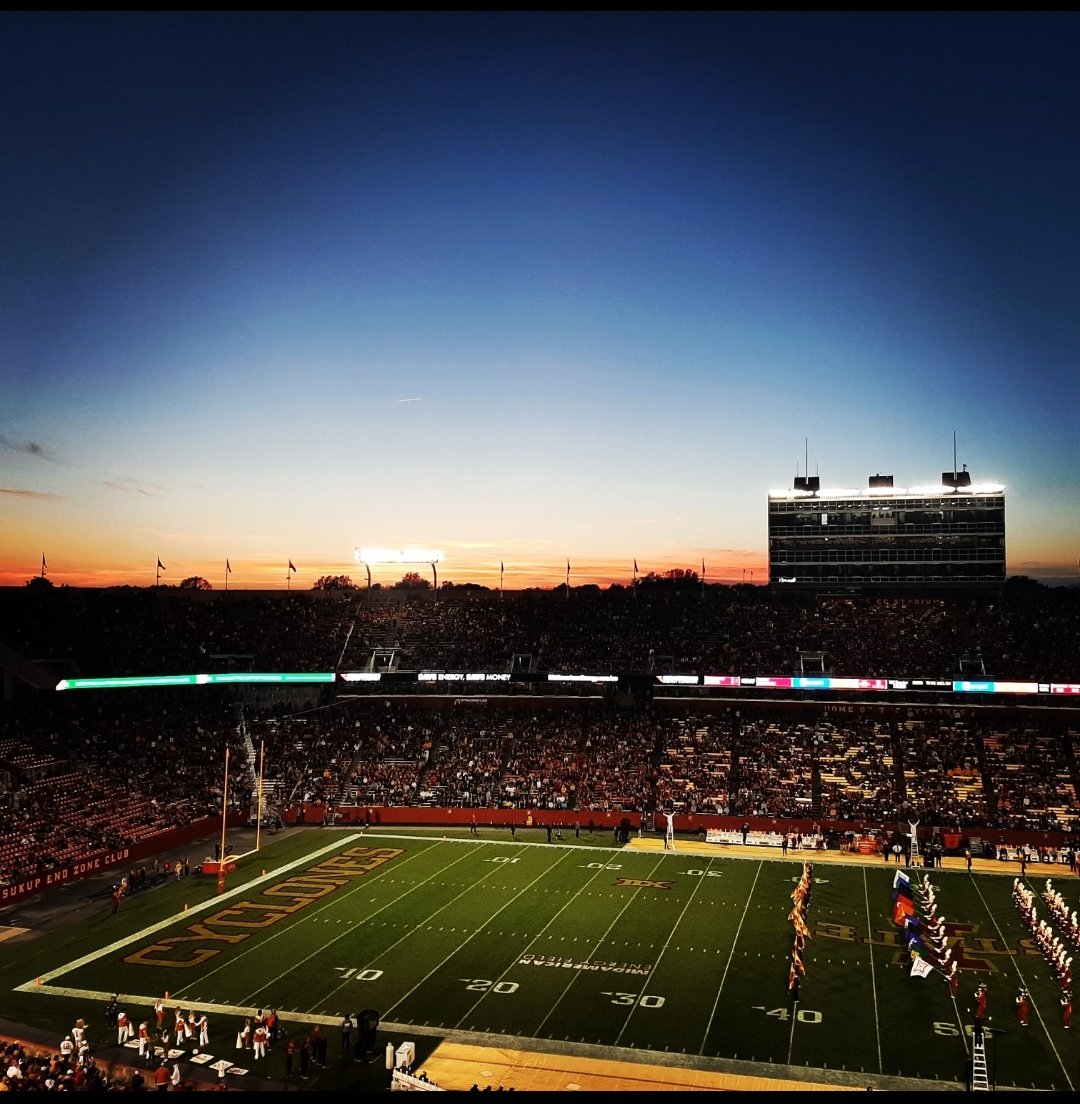 Megs_ISU's tweet image. I'm so excited for Saturday, I can hardly stand it. Let's help each other get through the week with some fun - share your favorite picture of Jack Trice Stadium that YOU took! Bonus points if you have a story to accompany.

Here's mine: