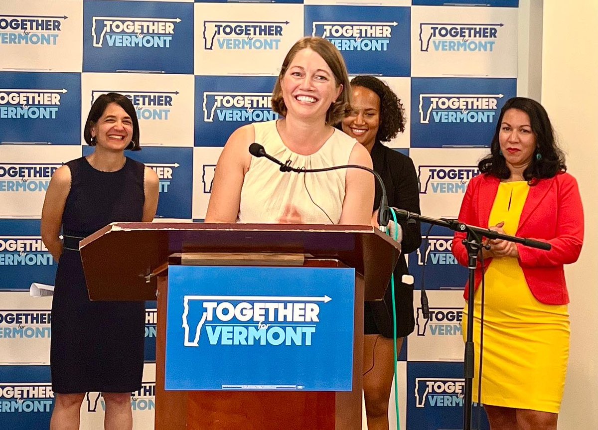 mollyforvermont's tweet photo. Together, we rallied the 2nd highest voter turnout in a Vermont primary in history and gave Vermonters a lot of choices.
 
Together, we will send our first woman to Congress and elect democrats up and down the ticket this November. 

Together, we win. 

#TogetherforVermont https://t.co/uuqZq8w3yR