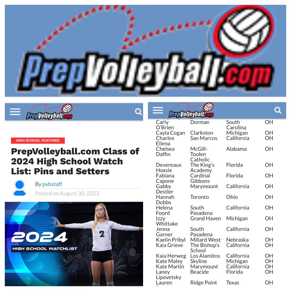 Thank You <a href="/PrepVolleyball/">PrepVolleyball.com</a> for recognizing me on your list. Congrats to some of the top players in the country. ⚔️🏐⚔️ #GoodBetterBest <a href="/DormanVB/">🏐DormanVB🏐</a> <a href="/DormanRadio/">Dorman Radio</a> <a href="/DormanAthletics/">Dorman Athletics</a> <a href="/StarsSports_SC/">Stars Sports</a> <a href="/DruffLegend85/">Garrett Mitchell</a>