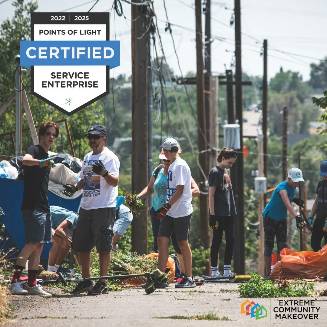 ecm_denver's tweet photo. As a certified #ServiceEnterprise, we join the top 11 percent of organizations in volunteer management and organizational performance. Thank you 2022 volunteers! There is still time to join us for our remaining work days! For more details go to https://t.co/qZ9bzBzgmq https://t.co/mCiq8qv78M