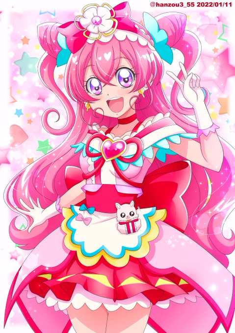 過去絵でお祝いゆいちゃん、お誕生日おめでとうございます#和実ゆい生誕祭2022 #キュアプレシャス生誕祭2022 #precure 