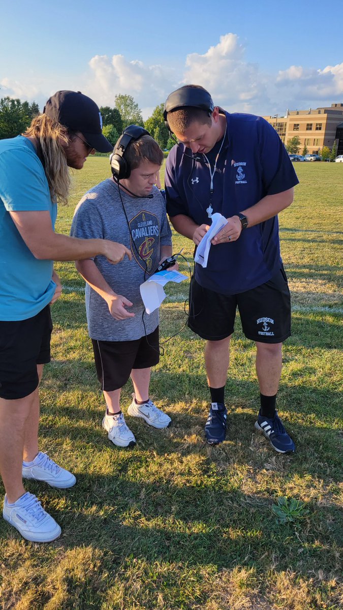 Huge Happy Birthday to a Hudson Football Program Staple, David Spurlock!!! 30 years of Hudson Football and a birthday practice filled with WWE walkout music and capped with the chance to call plays including a 4th and Goal Touchdown!!! #RollHud