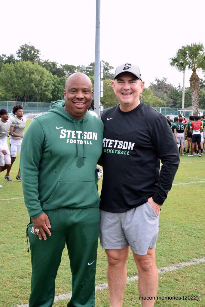 Thank you to Coach @DonnieJones for sharing some words of wisdom with us at practice today! #HatterFamily #HatAttack