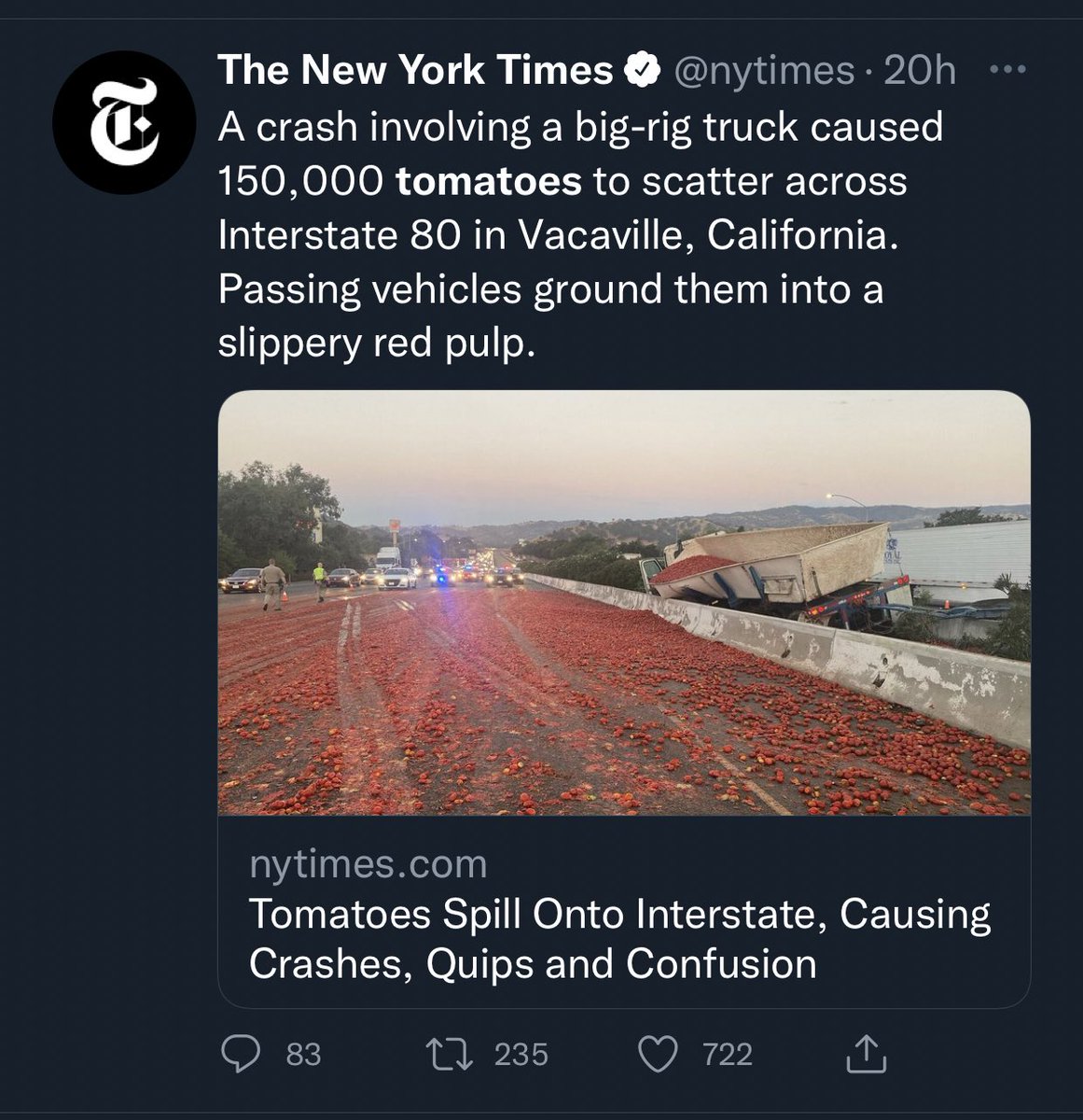 If you are a trucker carrying pesto sauce across the United States you need to get off the road right now. Final Pastanation is upon us, it isn’t safe out there