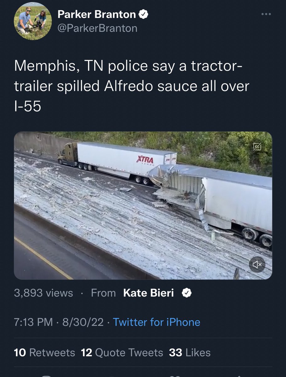 rodger's tweet photo. If you are a trucker carrying pesto sauce across the United States you need to get off the road right now. Final Pastanation is upon us, it isn’t safe out there https://t.co/CpxnC0O0TD