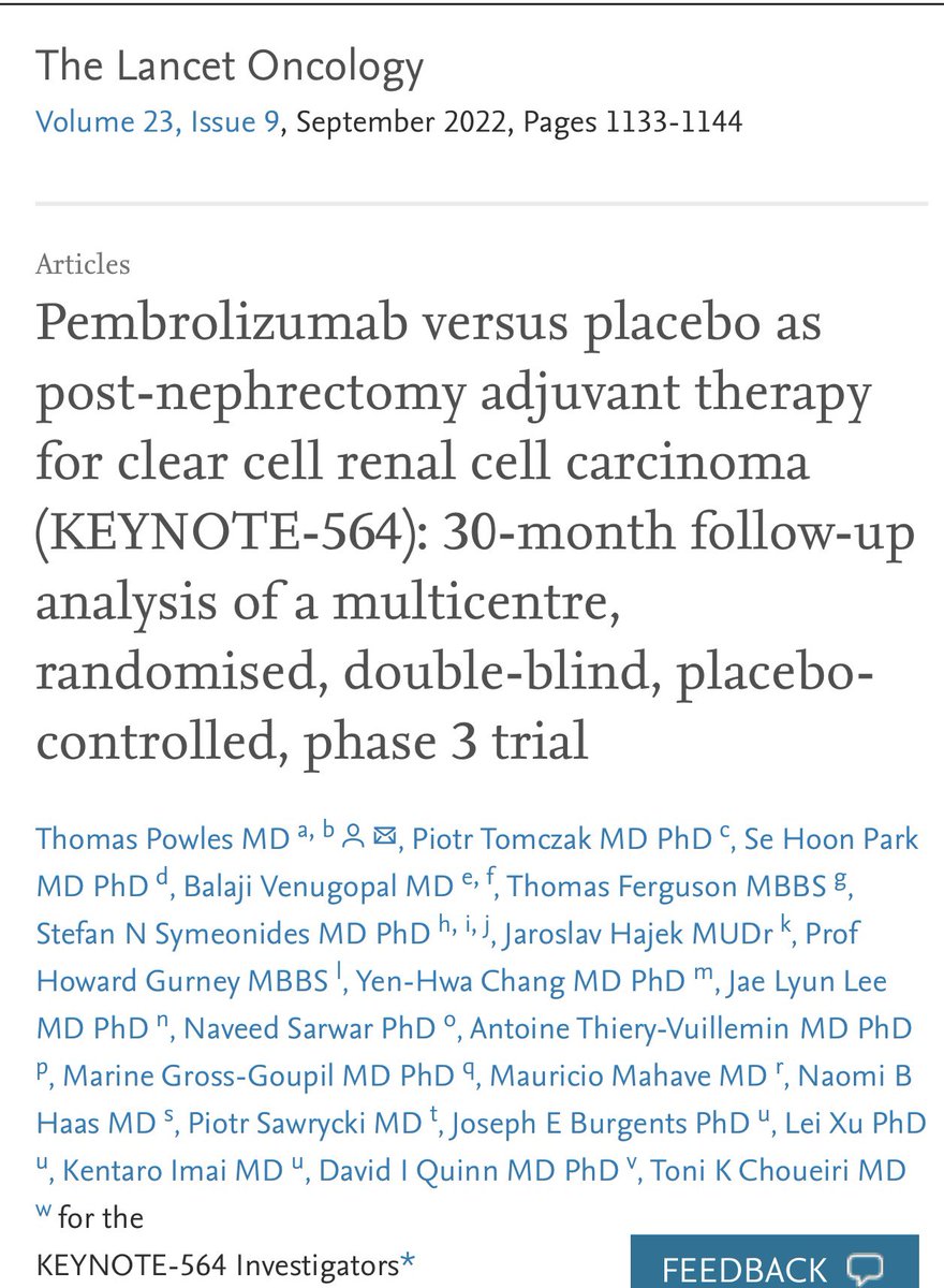 Toni Choueiri, MD tweet media
