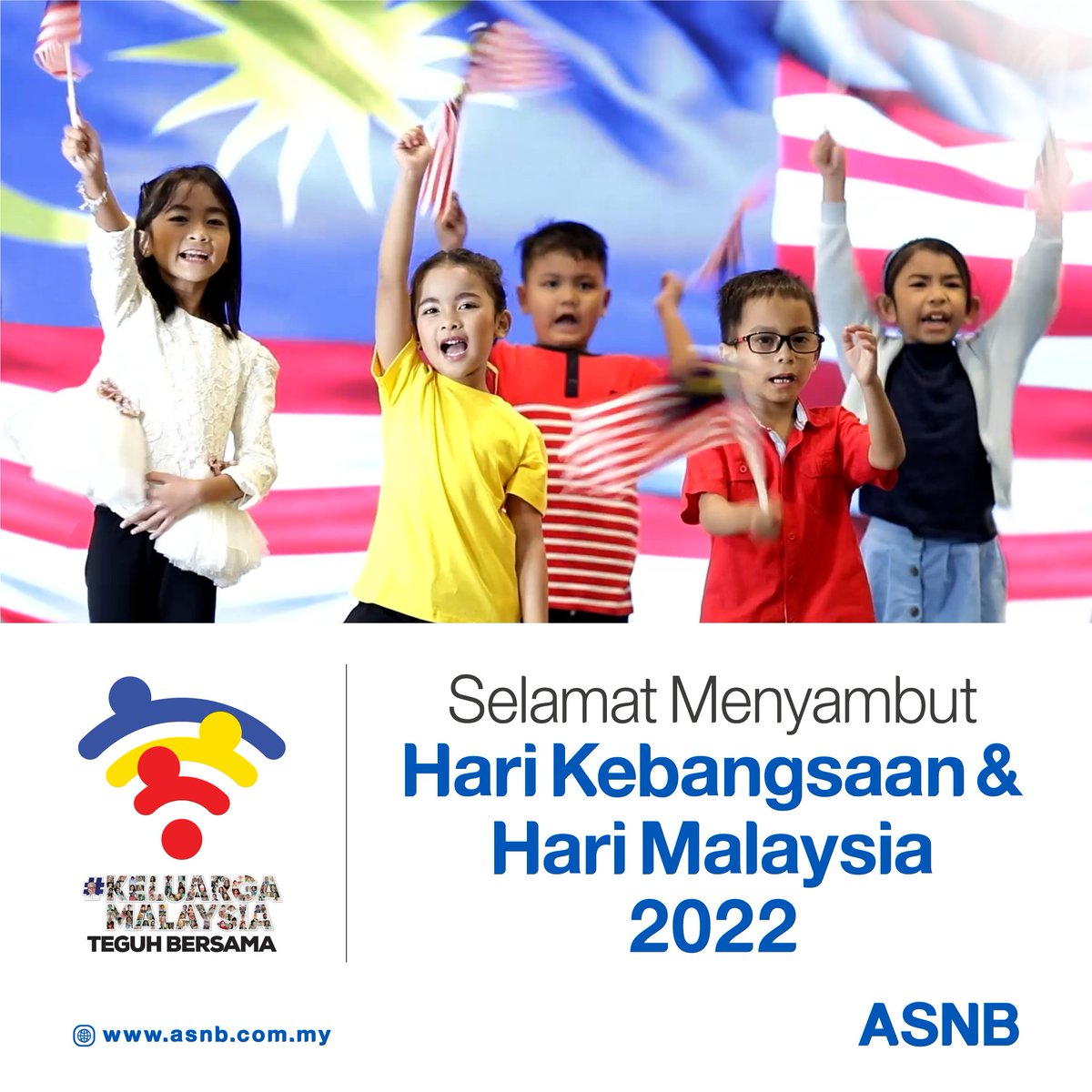 ASNBmy_official's tweet photo. Selamat menyambut Hari Kebangsaan 2022 daripada ASNB.
Jom tonton anak-anak Malaysia bercerita pengertian mereka berkenaan #Merdeka dan keterujaan menyambut Hari Kebangsaan Malaysia yang ke-65 pada tahun ini.
https://t.co/wIoap113Ba
#HariKebangsaan2022
#HariMerdeka2022 https://t.co/9bZMoaRHxw