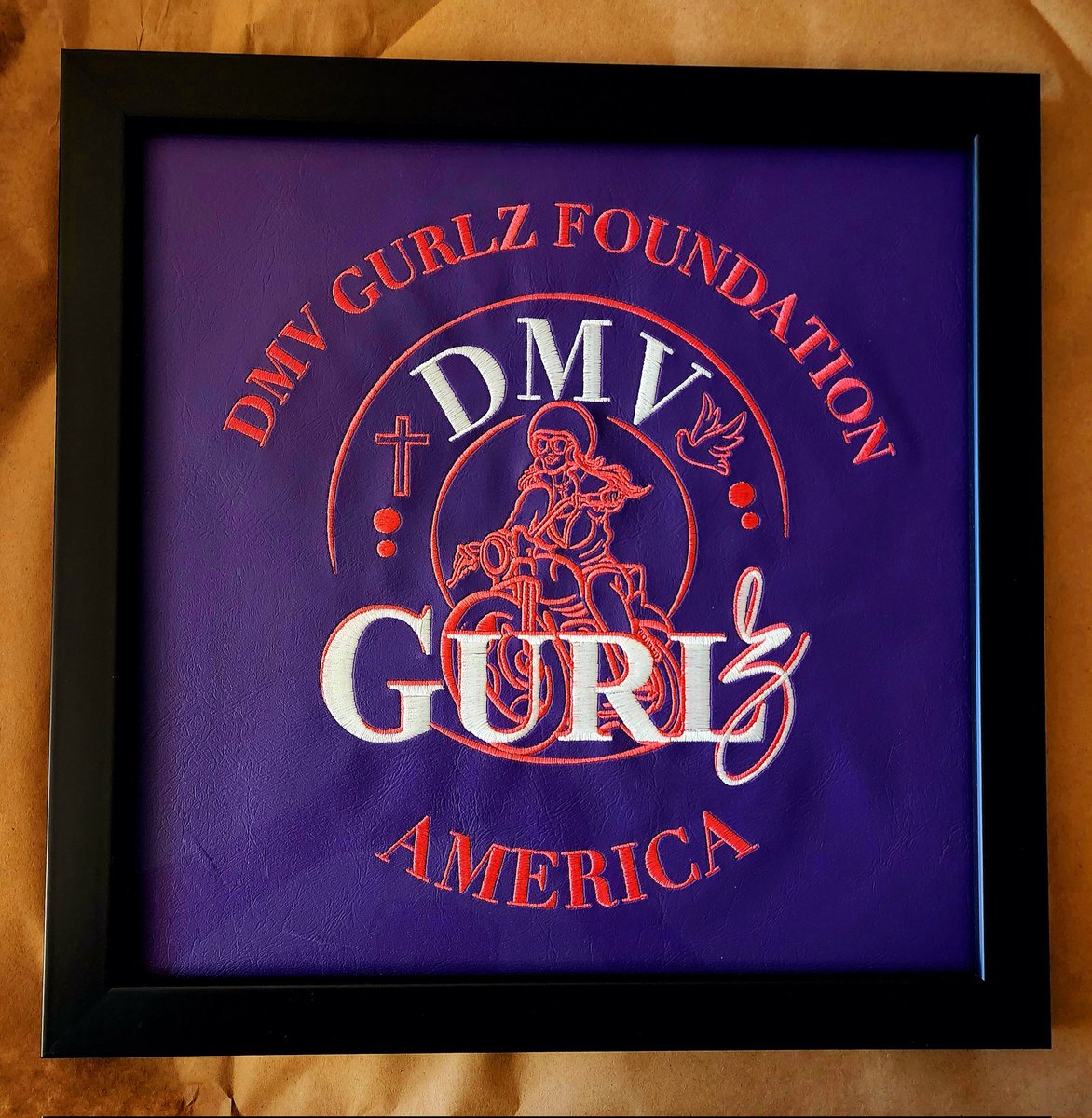 It has been an incredible 7-days. Framing our first logo stitch was very humbling. The DMV Girls Foundation is very excited about our upcoming events. 💜💜💜 Stay Tuned 💜💜. #dmvgurlz