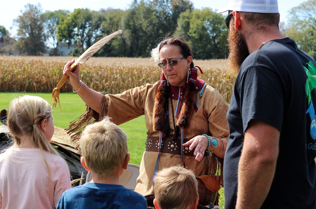 The Maize &amp; Snitz Market Fair at our 1719 Museum is October 7-8! Introducing guests to Indigenous community members and sharing Native ways of life in the early 18th Century is one of the highlights of the Fair each year. Learn more and register now at: loom.ly/C9kF7Oc.