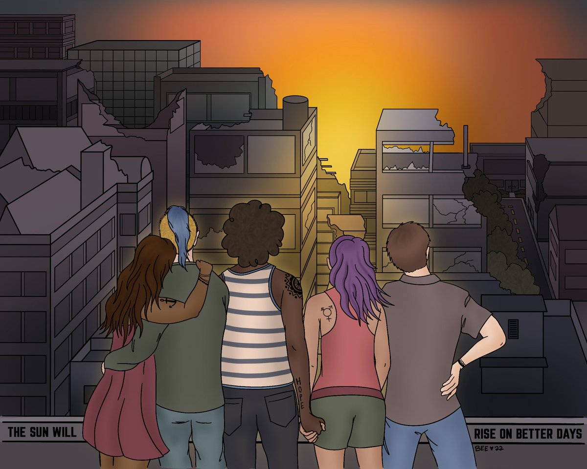 This Friday! The Sun Will Rise On Better Days drops on tbiloc18.Bandcamp.com for $2 (or pay what you want) with 100%* of the money going to Trans Lifeline! 14 songs by 16 artists all covering a song that makes them feel like everything is going to be okay.