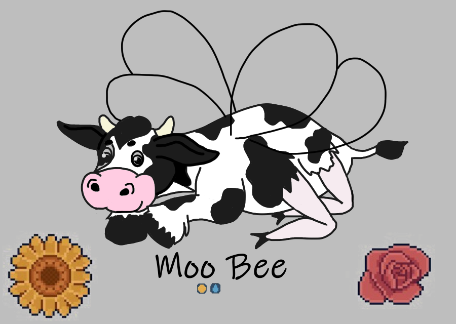 AmorthiusTTV's tweet photo. @apico_game Meet Moo Bee ♥
He loves sunshine, playing in the rain, and cuddles.
If he met a lovely pink toned bee, it would be amazing if they could produce a Strawberry Moo Bee O:
I also included his two favorite flowers ☺
#APICOBee https://t.co/11Nf4u0rqx