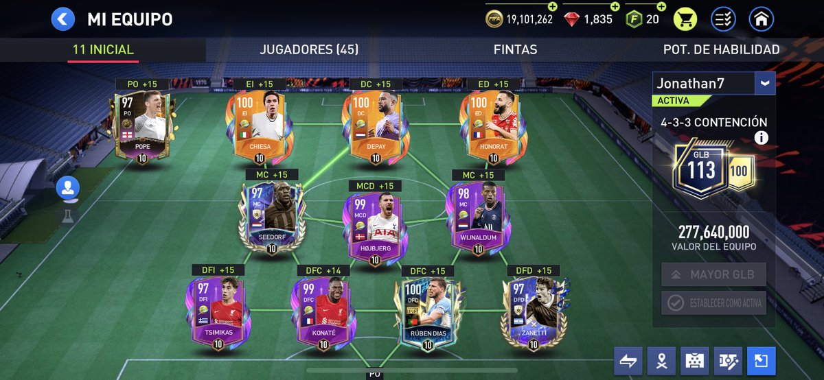 _jf14_'s tweet photo. Alguna recomendación para mi equipo gente? Con esos millones claro (ademas de subir rangos) @tutiofifa @AdrianAgero5 @SatoCampos2 @fifagreiff @fifagmtm https://t.co/X29gqp0N7K