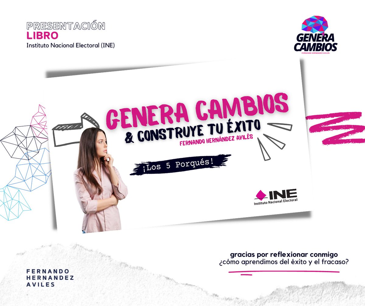 generacambios's tweet photo. La semana pasada tuve con las y los amigos del INE, la mejor presentación de mi libro #generacambios y construye tu éxito, ¡mil gracias por recibirme! 😇 https://t.co/tHNNYErRdW