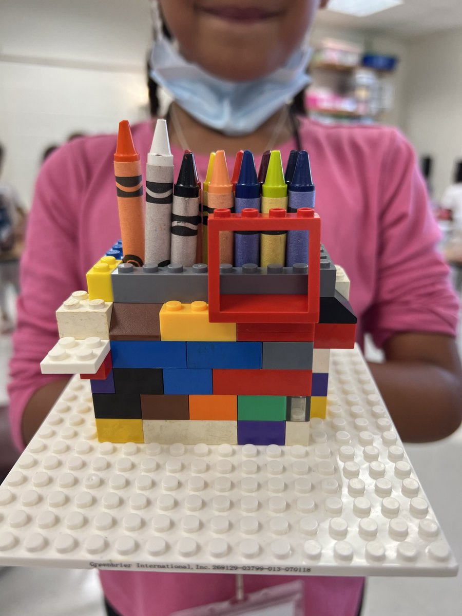 FunWithMsDunn's tweet image. We are loving Legos in 202 @EcoffElementary! Students were tasked with building something to hold a box of crayons. 🖍 Check out their different interpretations!