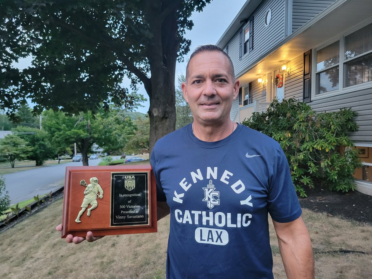 coachsav31's tweet photo. Congratulations to my husband Vinny Savastano for being recognized by US LACROSSE for earning his 365th Career Coaching Victory!!
@DirectRays @Joe_Lombardi @mike
@hoopsmbd @KennedyGaels @kennedylacrosse @coach_tassone https://t.co/0f6Un3FO62