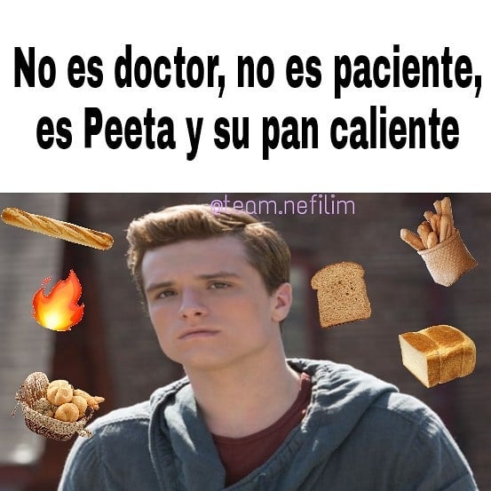 LimesPlace's tweet photo. Peeta!!! Tirame tu Pan!!! 🥖🔥🍞🔥🥖
Los juegos del hambre"?? 🏹
*Creditos @team.nefilim 💫
•
•
•
•
#teamnefilim #hungergames #instagram #losjuegosdelhambre #juegosdelhambre #hungergamesmeme #peeta #mellark #peetamellark #katniss #finnickordair #prim #rue #bread #meme https://t.co/vrq9ZfW5yp