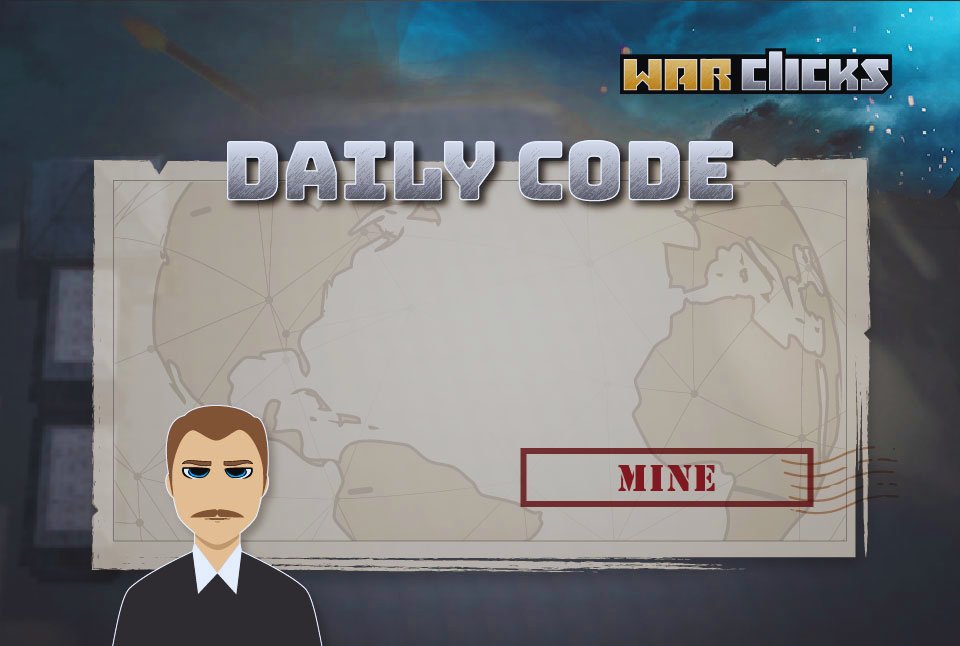 WarClicksGame's tweet photo. It is mine, mine, mine… :D Use the code: MINE to get some fresh rewards today!
Have fun playing War Clicks! 😉
#indiegames #playdaily #dailycompetitions #dailyrewards #wishlistwednesday #webgame #playinbrowser https://t.co/L88zfJv16f
