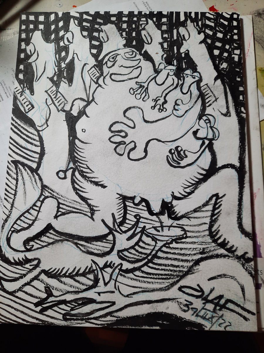 der fisch stinkt immer/
vom kopf her/

aber bitte komma/

sehe ich etwa wie/
ein fisch aus?/

#letztelieder #immerdieanderen #olaf