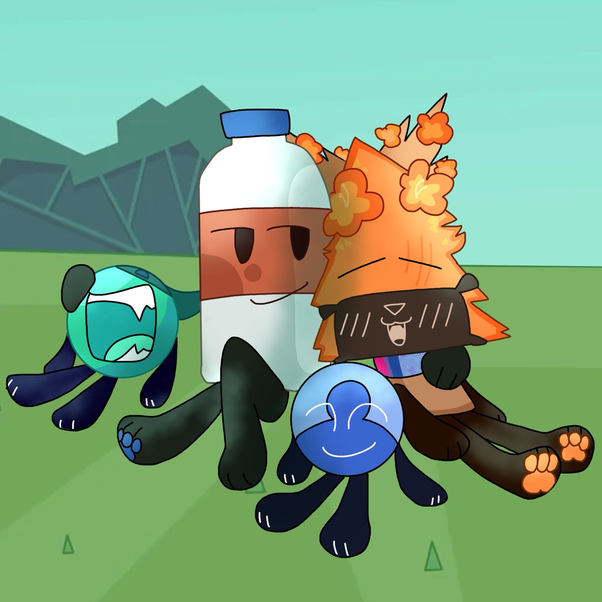 animaljamcoyote's tweet photo. crossover of a lifetime
#burgerbrawl #razuburgerbrawl #razu #bfb #profilybfb #profily #greenysgrandgame #greenygreenysgrandgame #greeny #hfjone #brycehfjone #bryce 
WHEW https://t.co/kzY9uxVJRz