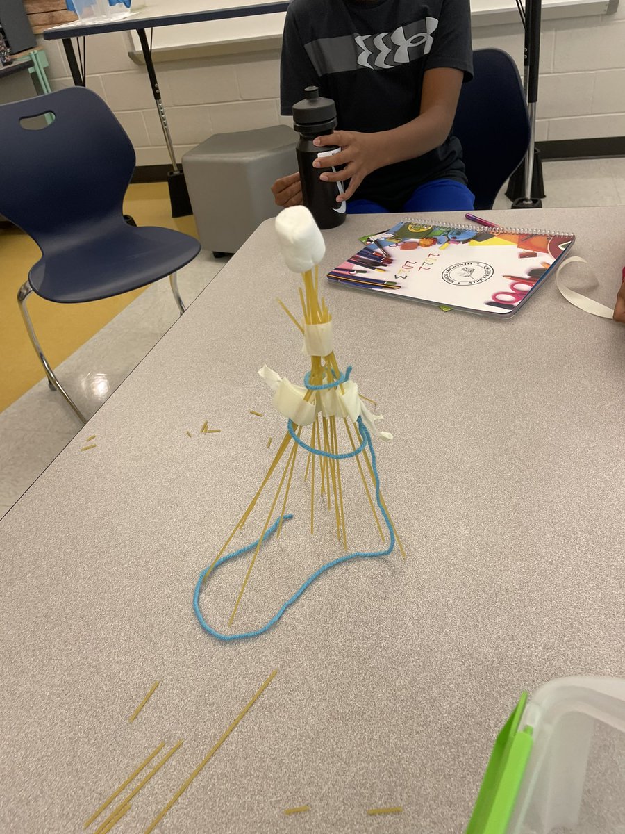 cblivers's tweet photo. Spaghetti marshmallow challenge & lots of teamwork on day 1! #DASDpride https://t.co/tdnqt2rmgR