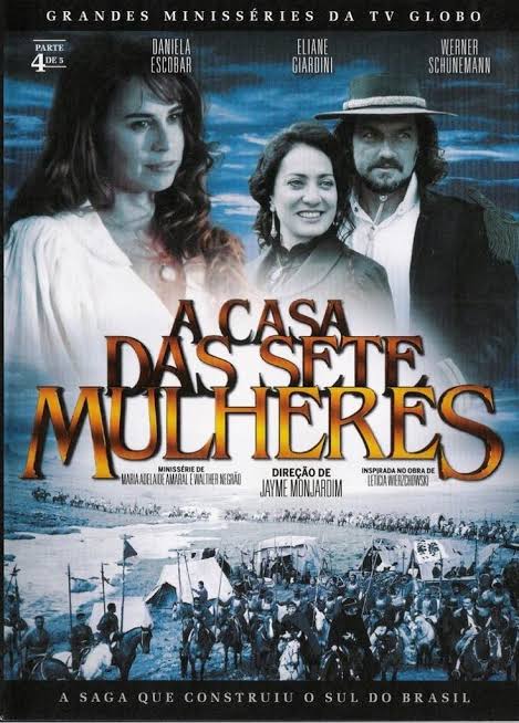 trlacerdaa's tweet photo. A minissérie "A Casa das Sete Mulheres (2003)" finalmente estreou na Globoplay. E aí, quem vai maratonar essa obra prima pela milésima vez? 🥰 https://t.co/Y0YVVpEoxy