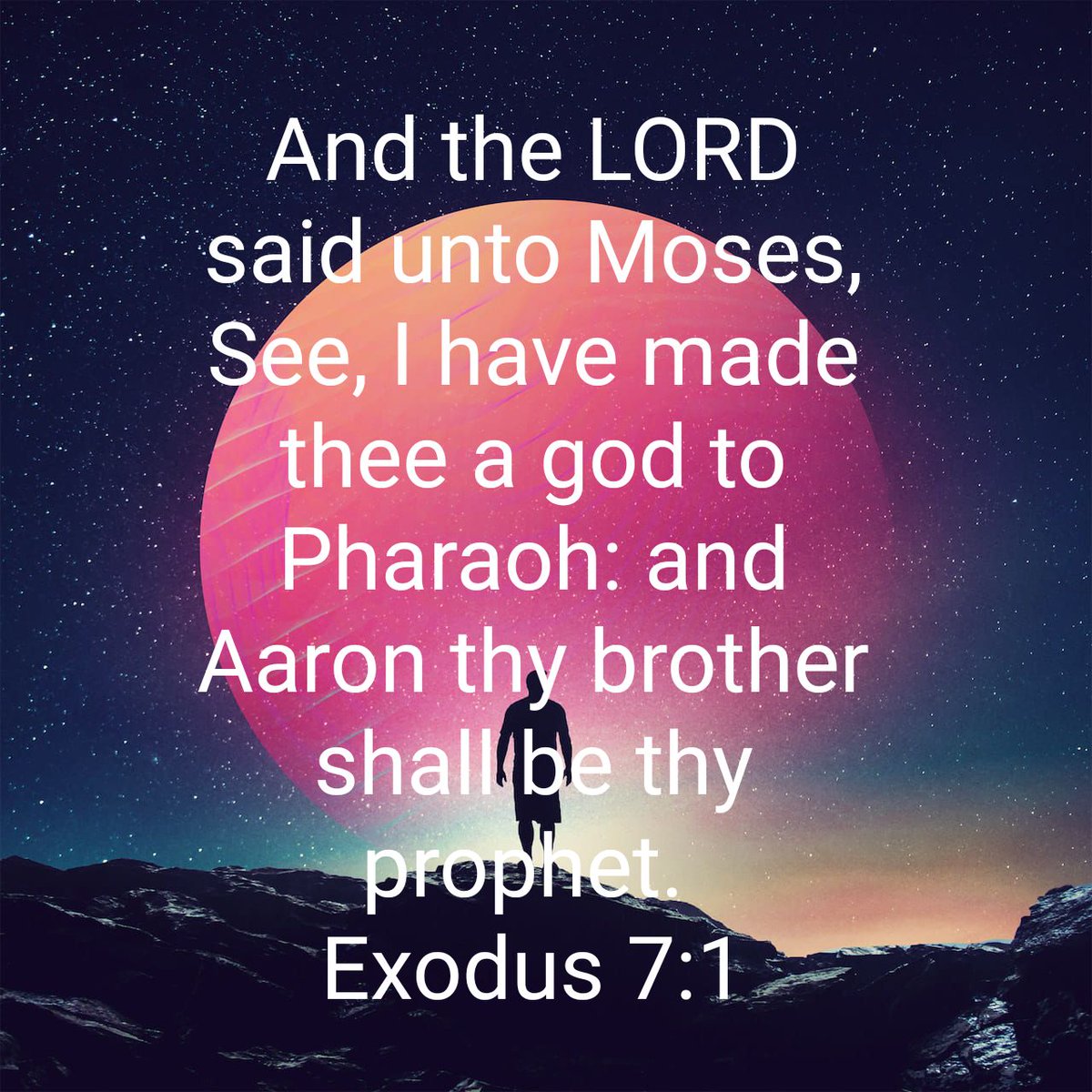 eyoansa's tweet photo. And the LORD said unto Moses, See, I have made thee a god to Pharaoh: and Aaron thy brother shall be thy prophet.
Exodus 7:1 KJV

https://t.co/26xVfofofn https://t.co/kxUe12dXWD