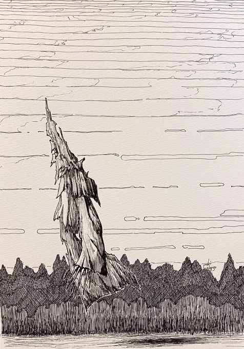 去年の今頃描いた絵です。 