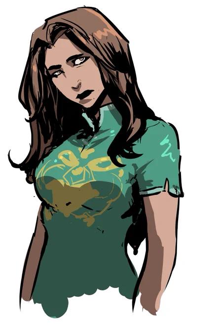 Cool down sketch(first time drawing her,huh) 