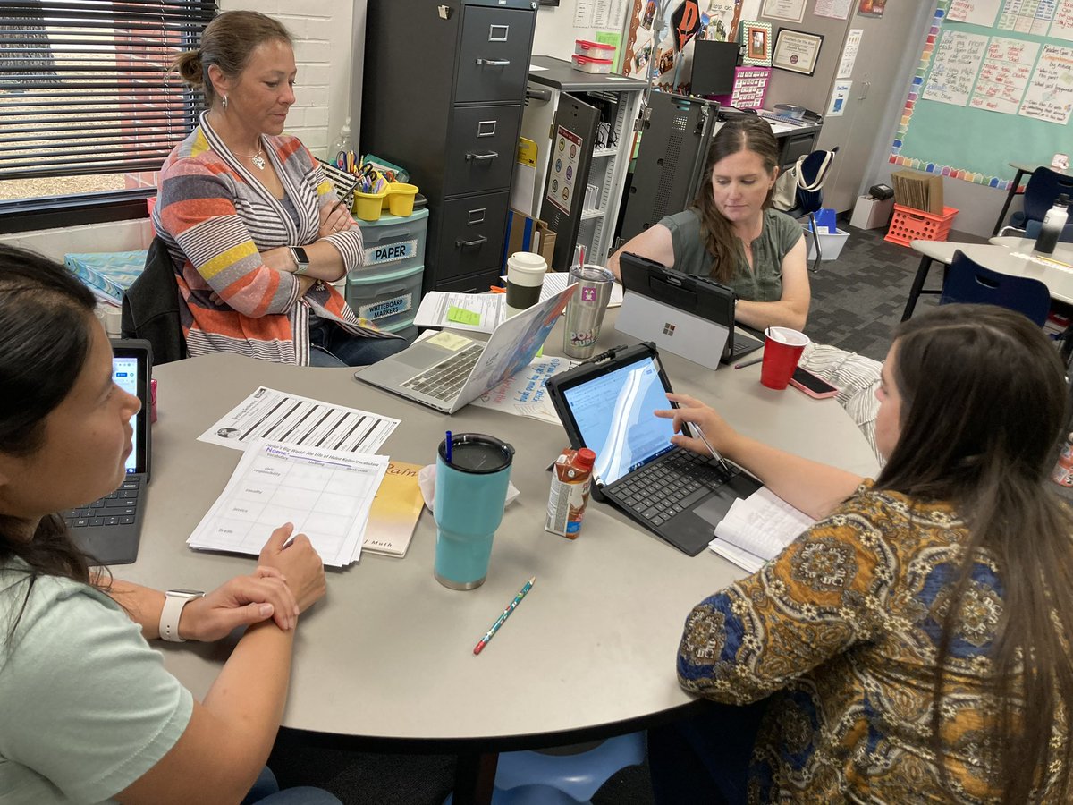 I love teaching and learning! 3rd grade teachers collaborating and writing effective lesson plans that are engaging, rigorous, differentiated. <a href="/MarionMavericks/">Marion Mavericks</a> <a href="/Allen_ISD/">Allen ISD</a> #20yearsME