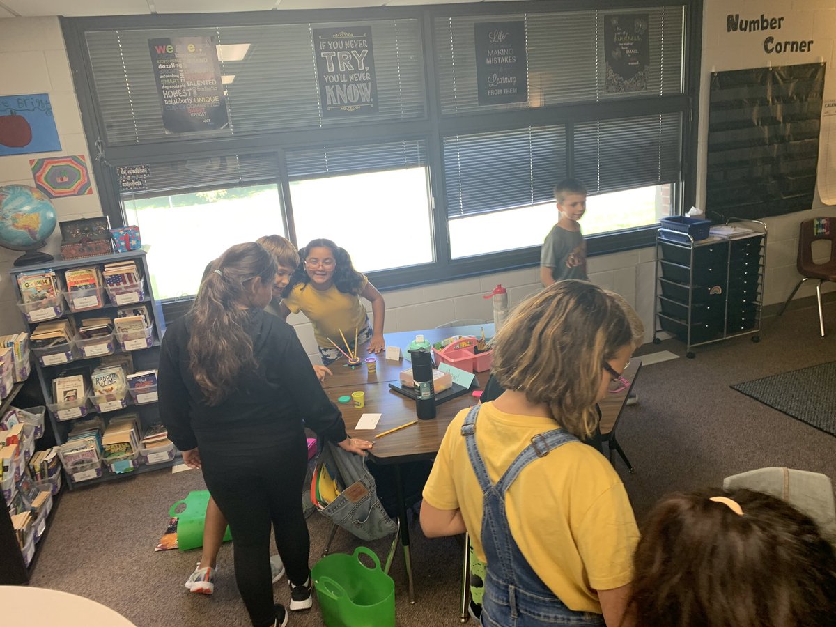 Today we learned about the writing process by sculpting with Play-Doh. After playing with ideas, drafting, revising, and editing, students had the chance to take a gallery walk to view our final products. #NevadaCubPride
