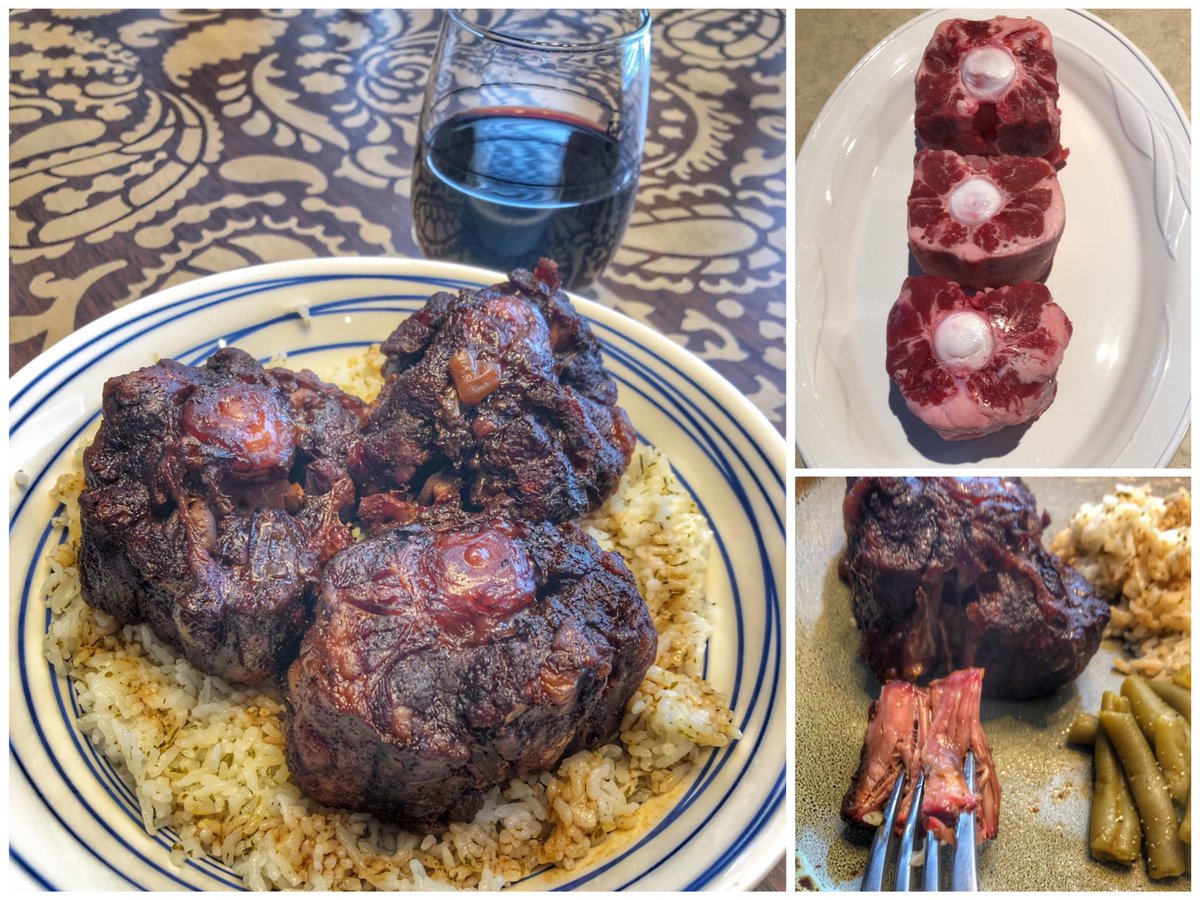 TheOriginalAunt's tweet photo. Thanks to @GuyFieri and #DDD I spent 6 hours smoking &amp; brazing oxtail for diner tonight. #worthit #outofbounds #amazing https://t.co/vBRPv8eUUv