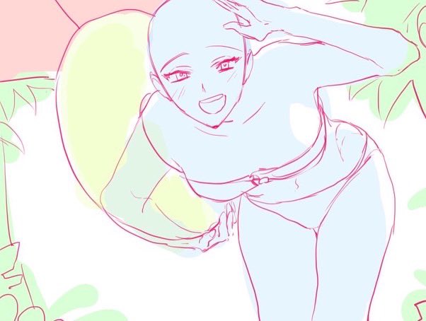 this yoimiya fanart I drew😩 

credit to whoever drew the pose and posed it on Pinterest, perfect reference 👍
#GenshinImapct #Yoimiya