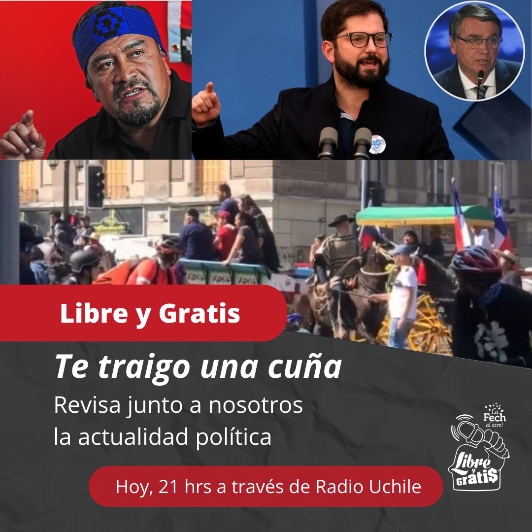 ¡Seguimos esforzándonos para que votes informado!

Sintonízanos y entérate de qué ocurriría si gana el rechazo el #4deSeptiembre. Infórmate de actualidad con nuestro bloque #TeTraigoUnaCuña.

¡Acompáñanos a las 21 hrs a través de <a href="/uchileradio/">Radio Universidad de Chile</a>!
#NuevaConstitucion #Apruebo #Rechazo