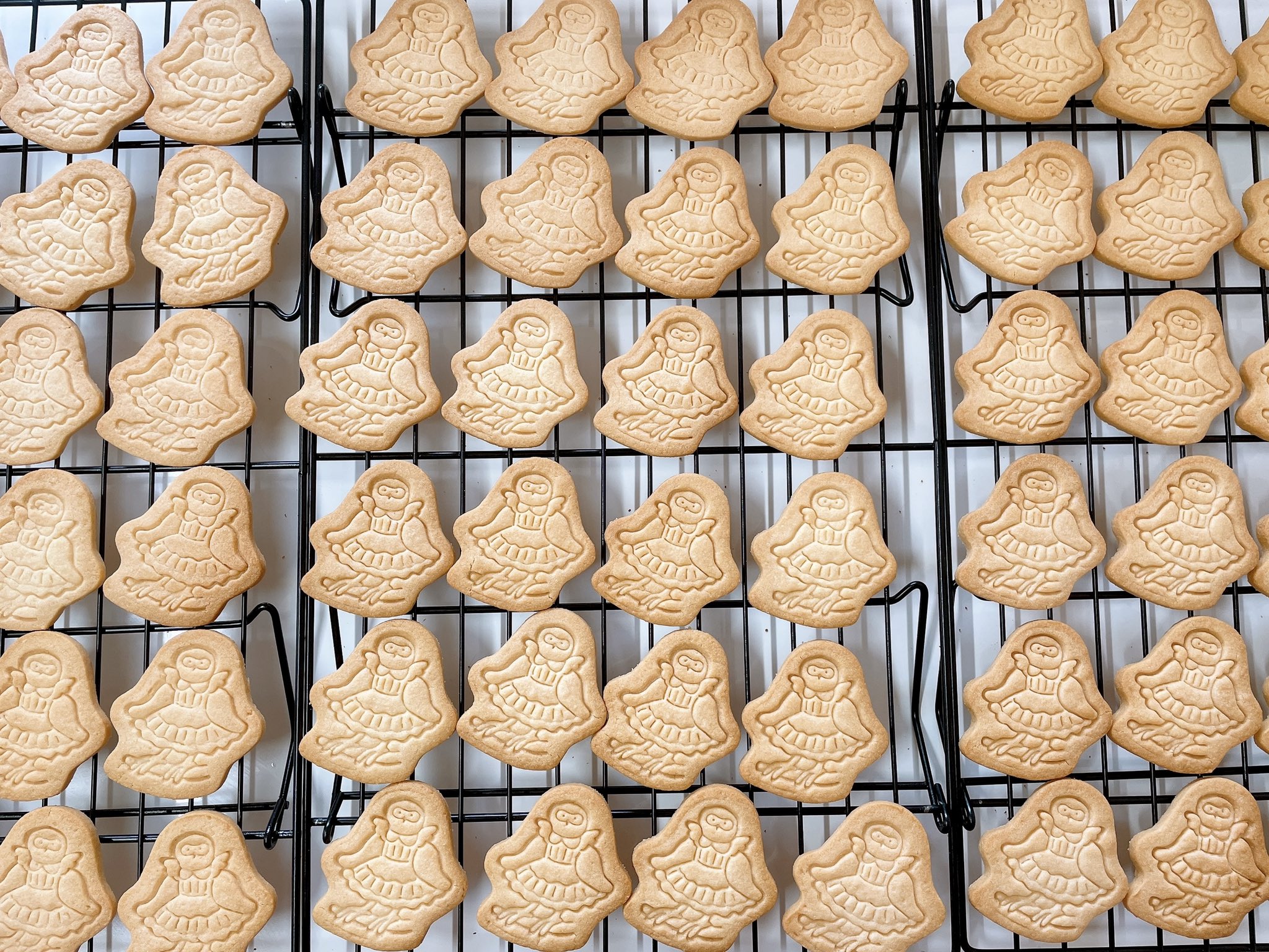 レトロマッチラベル 北欧デザイン 鳥 米粉クッキーオーダー販売(4/28作成予定分)