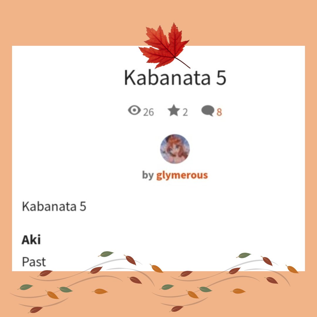 glymerousUD's tweet photo. Bonfilius Series 1: Autumn Ends When

Kabanata 5: https://t.co/rKJLvMPCyf

#wattpad #glymerous https://t.co/9Pi05aSMQp