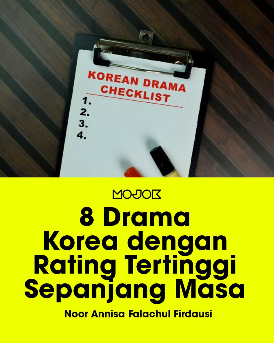 Mojok.co on Twitter: "Drakor apa aja yang punya rating tertinggi