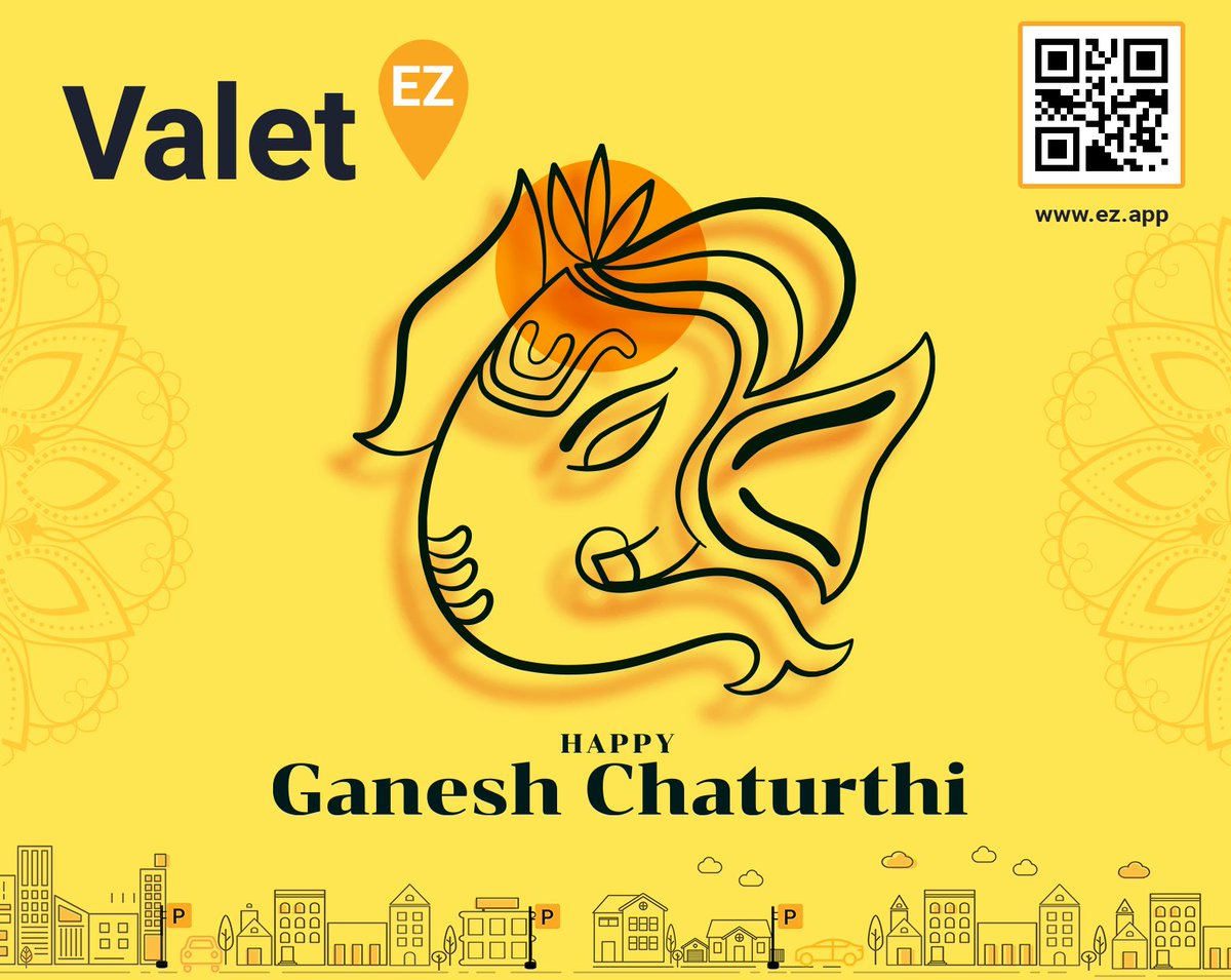 valetEZ's tweet photo. ValetEZ wish you a very happy, safe, and sound Ganesh Chathurthi!
#smartparking #celebration #parkingmadeEZ #sharedmobility
#ganeshchaturthi https://t.co/mJmmFG2eVX