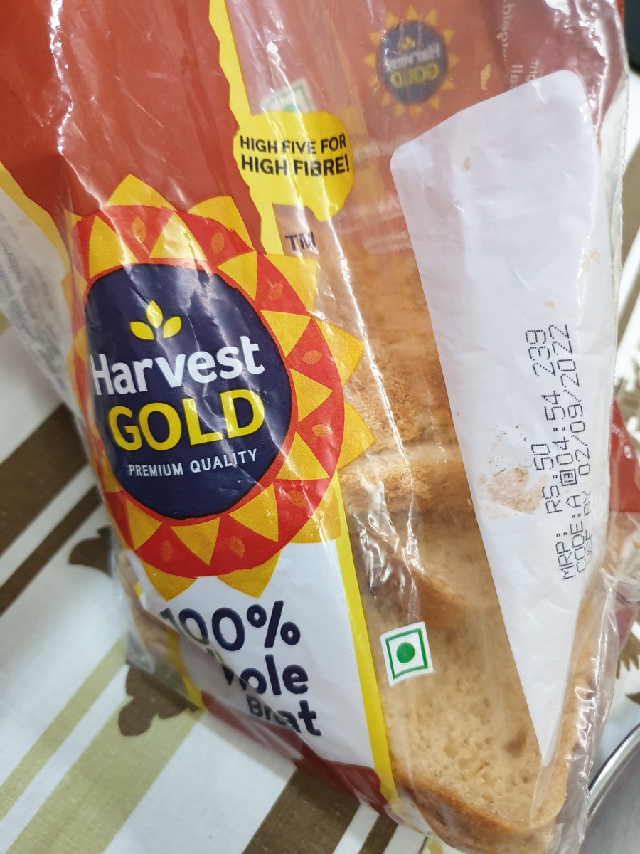 SumitK1717's tweet photo. @consumerforum_ @fssaiindia Kindly take action against @HarvestGoldIn @grupobimbo for bad quality of their bread. Found "big" stones in the bread today morning! https://t.co/HMZ8OGPybw