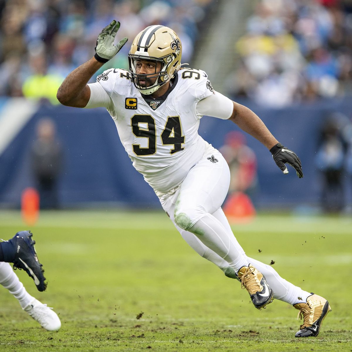 GarretsonRick's tweet photo. Wolves FB Alum @camjordan94 entering his 12th NFL season with the @Saints ! We appreciate your support and dedication to our kids at CHS FB … #GOAT https://t.co/F6iRvcZPql