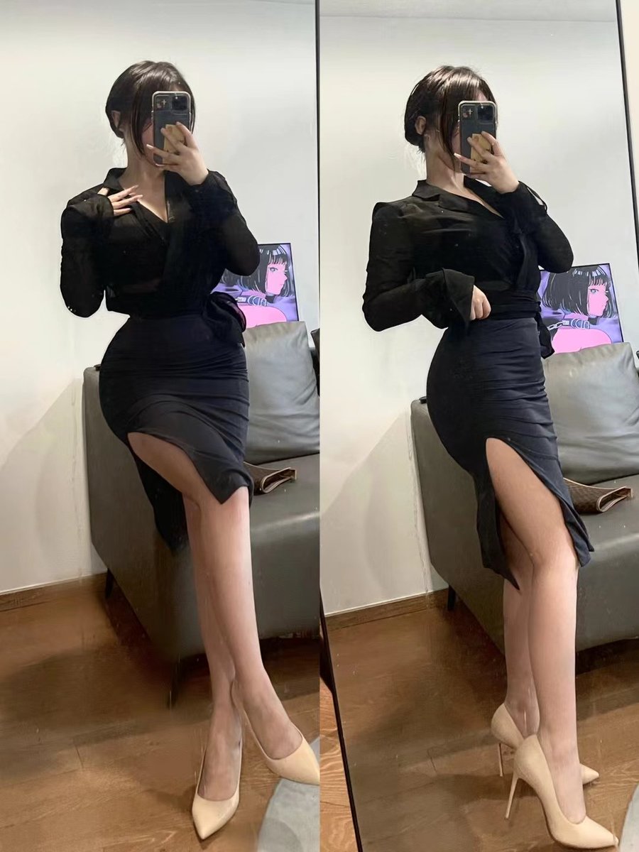 ying794's tweet photo. 有谁会拒绝包臀开叉裙呢？

@slutbroadcast https://t.co/ta2Gsl32G6