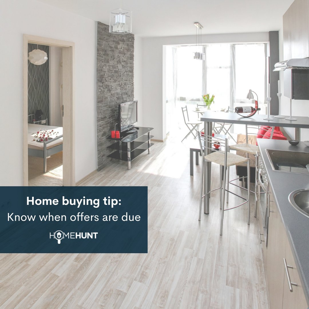 homehuntrealtor's tweet photo. You don't want to miss out on a home you love because you missed the offer submission deadline. When you tour a home you're interested in, find out when offers are due so you can submit yours on time.
#homehunt #beahomehunter #homebuying #homebuyingtips #homeoffer #realestate https://t.co/FaScWKPlxY