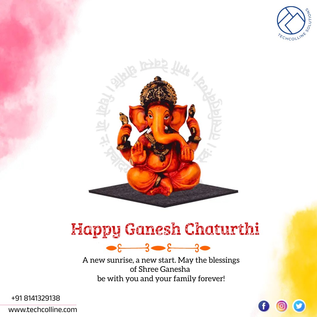 TechcollineS's tweet image. With Lord Ganesh&apos;s blessings, may the year ahead be a wonderful one in all spheres of life!

Happy Ganesh Chaturthi🙏

#ganpati #Ganesha #Bappa #morya #GanpatiBappaMorya #India #Maharashtra #LalbaugchaRaja #indianfestival #LORDGANESHA #techcollinesolutions