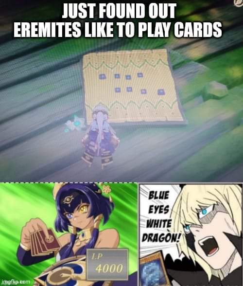 teyvattabloid's tweet photo. Are you ready for card games in Genshin?  😂

3.1 will add permanent game mode like card games 

#Genshinlmpact #Genshin #genshinleaks #Sumeru https://t.co/eYMyeZzw2x