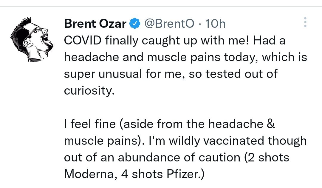 He tested positive after getting 6 Covid shots 🤡