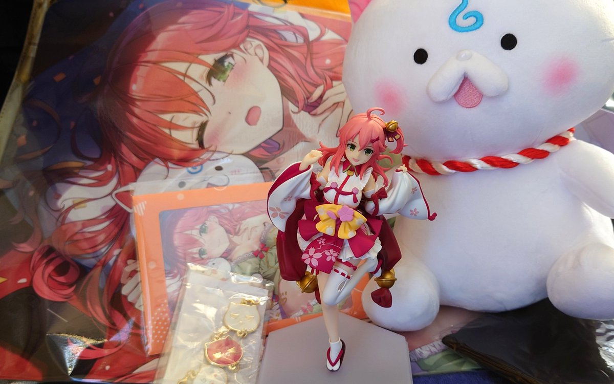 さくらみこ 「いろいろ到着#みこち届いたぞ 」|DELFのイラスト