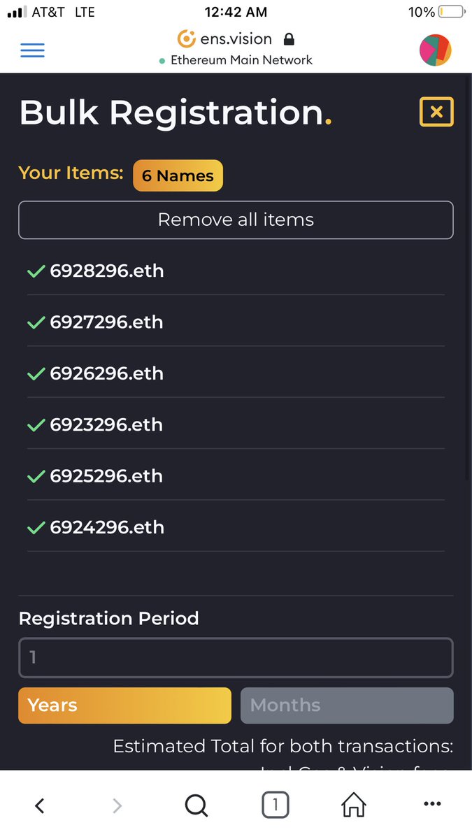 OldBabyMusic_'s tweet photo. Couldn’t help myself…Had to scoop the rest of the  #7digit 69 palindromes b4 bed …6☘️9 #ENS $ens $eth #Crypto #NFTs #10kClub #100kclub https://t.co/WivjQ9VEVW
